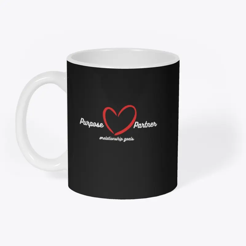 Purpose Partner Black Mug